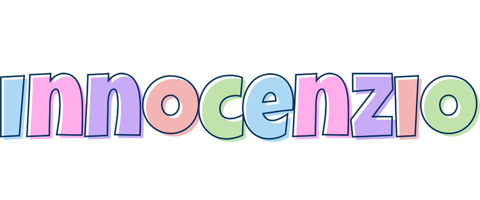 Innocenzio pastel logo