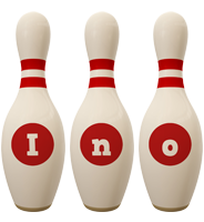 Ino bowling-pin logo