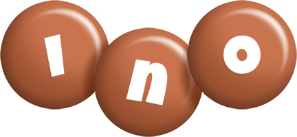 Ino candy-brown logo