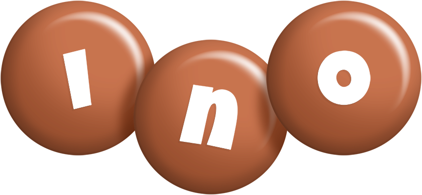 Ino candy-brown logo