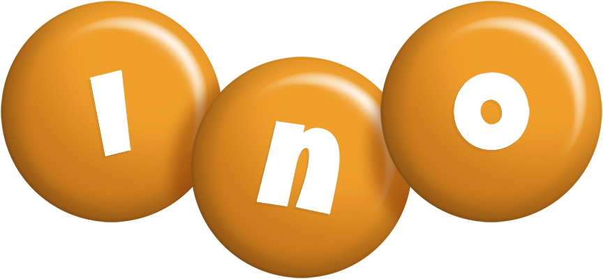 Ino candy-orange logo