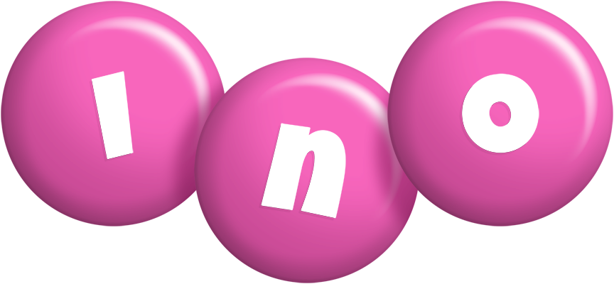 Ino candy-pink logo