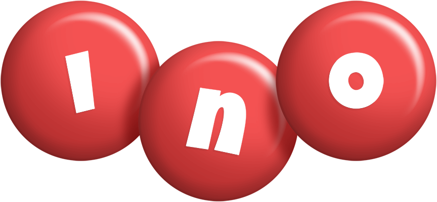 Ino candy-red logo
