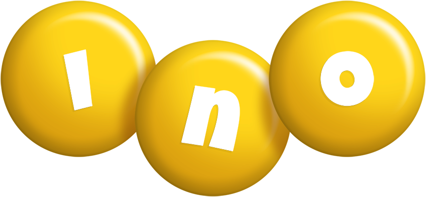 Ino candy-yellow logo