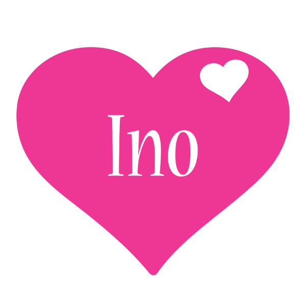 Ino love-heart logo