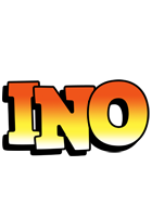 Ino sunset logo