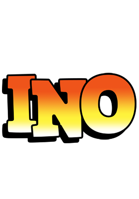 Ino sunset logo