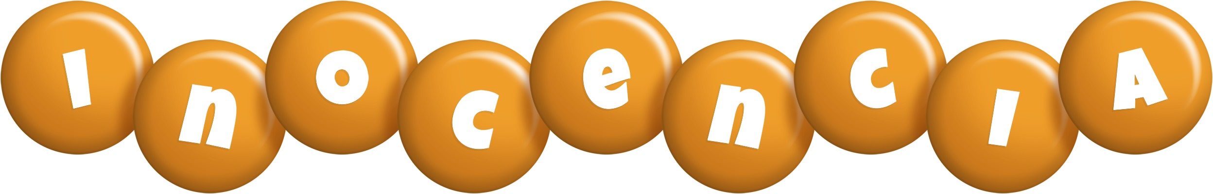 Inocencia candy-orange logo