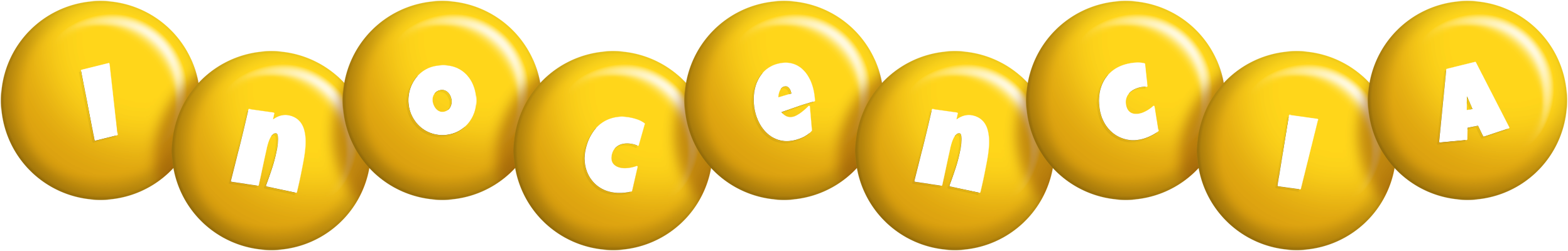 Inocencia candy-yellow logo