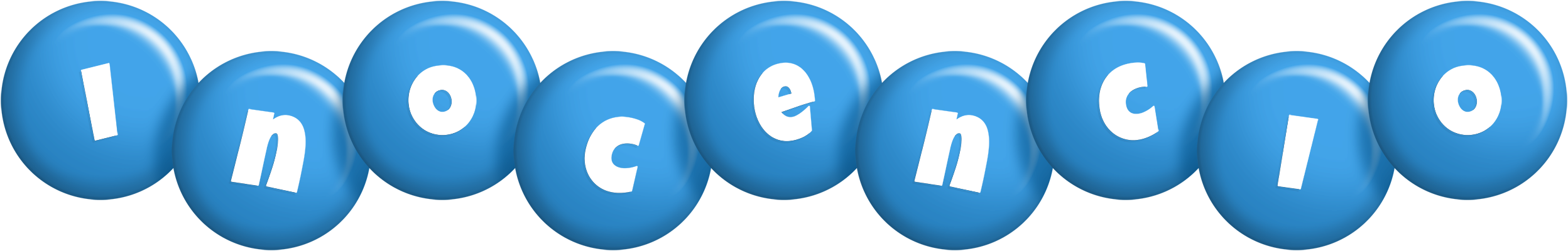 Inocencio candy-blue logo