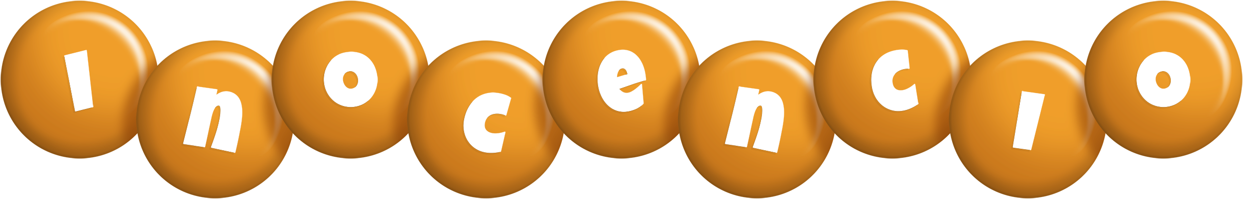 Inocencio candy-orange logo