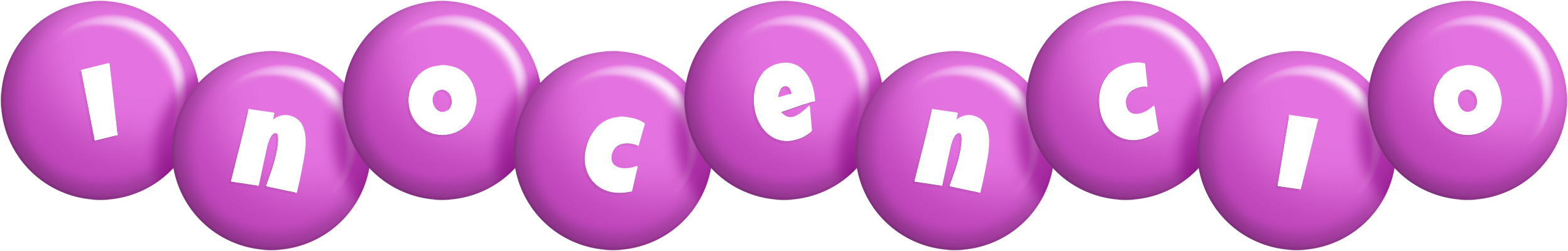 Inocencio candy-purple logo
