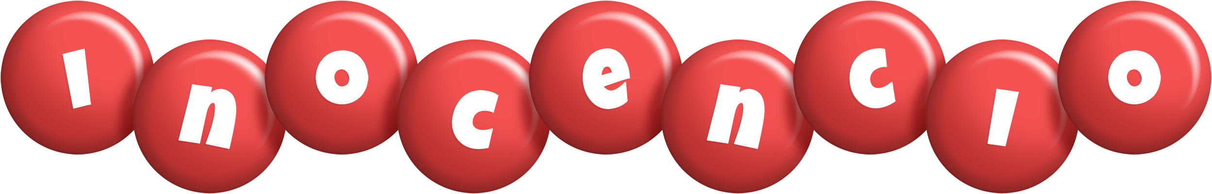 Inocencio candy-red logo