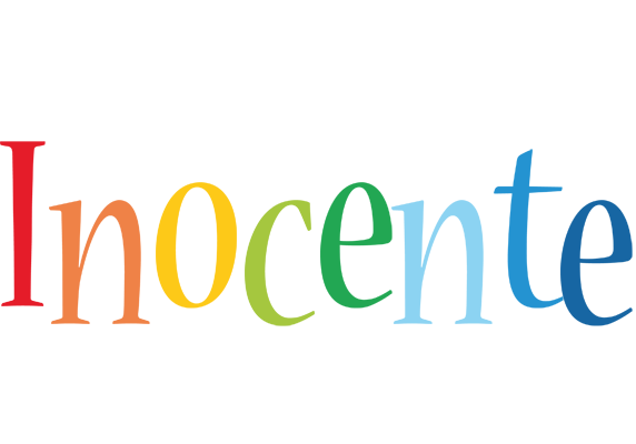 Inocente birthday logo
