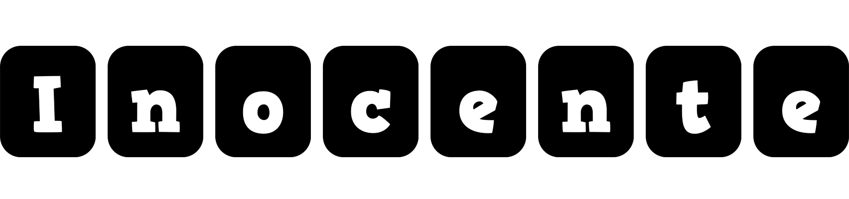 Inocente box logo