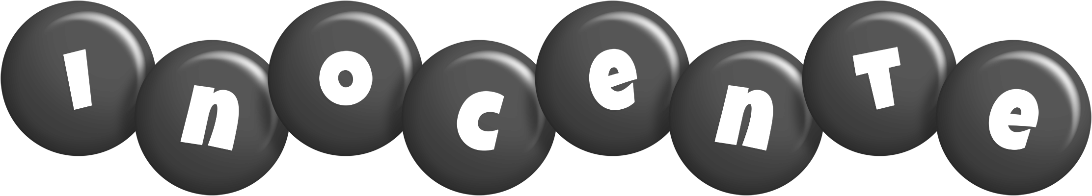 Inocente candy-black logo