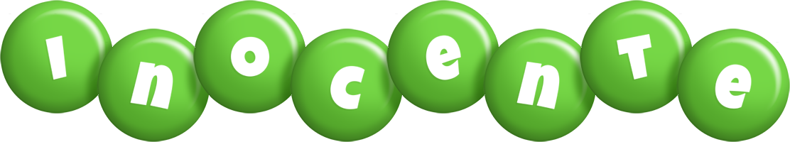 Inocente candy-green logo