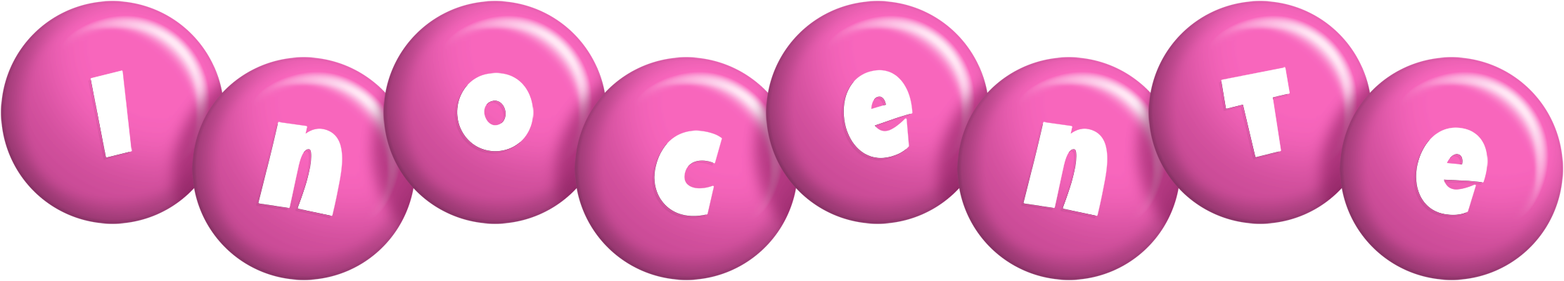 Inocente candy-pink logo