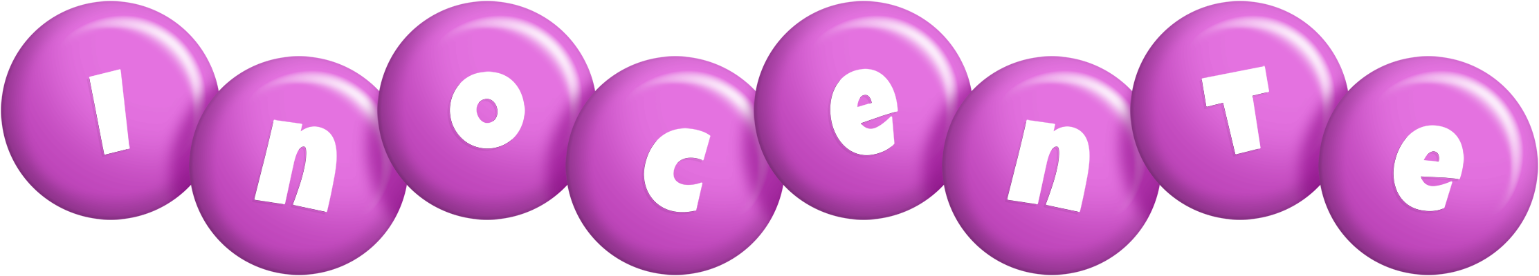 Inocente candy-purple logo