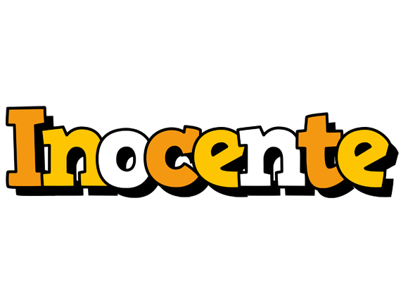 Inocente cartoon logo