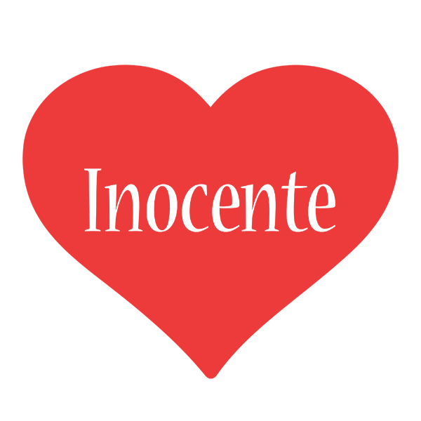 Inocente love logo