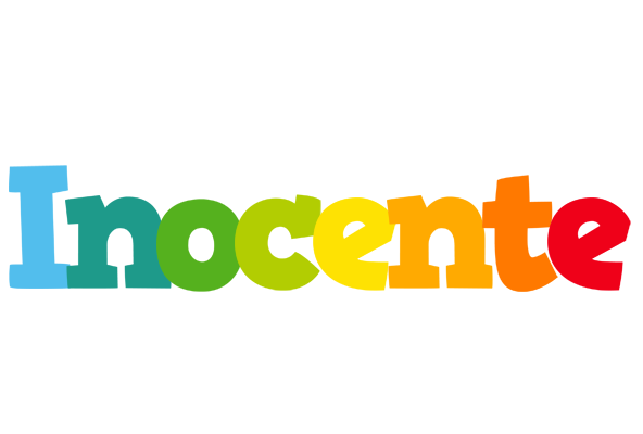 Inocente rainbows logo