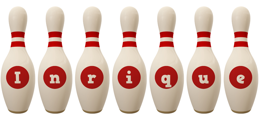 Inrique bowling-pin logo