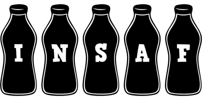 Insaf bottle logo
