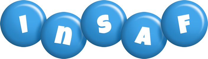 Insaf candy-blue logo