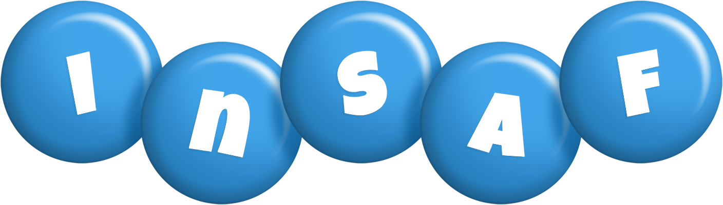 Insaf candy-blue logo