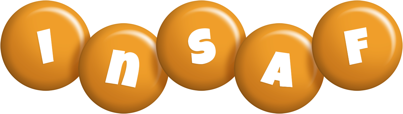 Insaf candy-orange logo