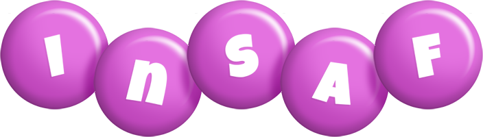 Insaf candy-purple logo