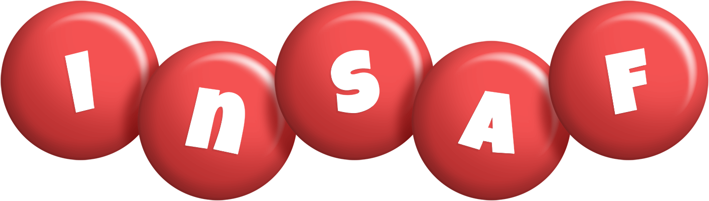 Insaf candy-red logo