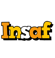 Insaf cartoon logo