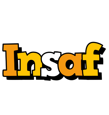 Insaf cartoon logo