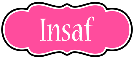 Insaf invitation logo