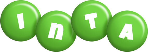 Inta candy-green logo