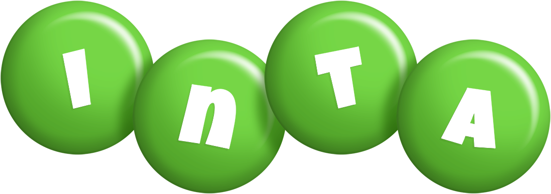 Inta candy-green logo