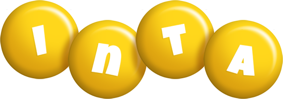 Inta candy-yellow logo