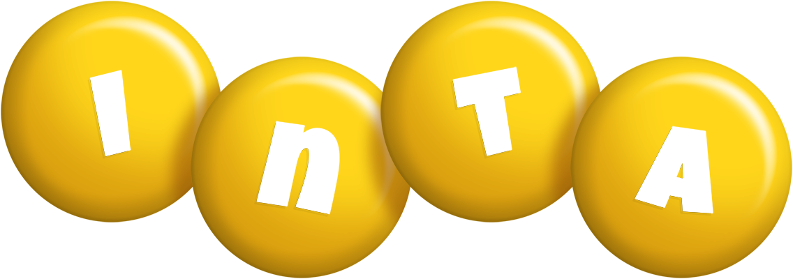 Inta candy-yellow logo