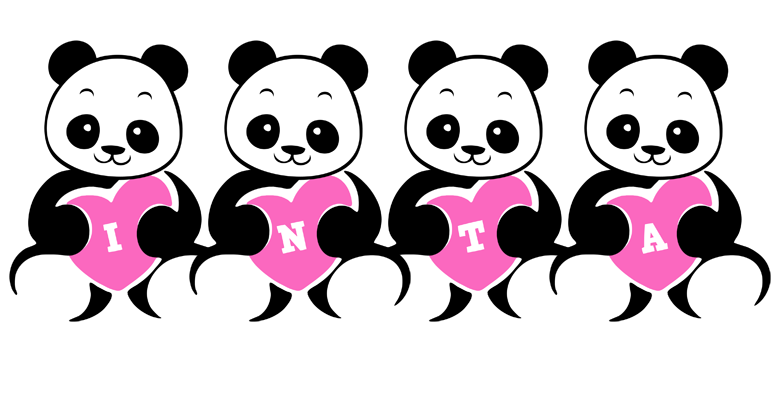 Inta love-panda logo