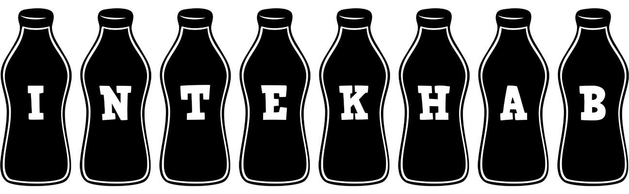 Intekhab bottle logo