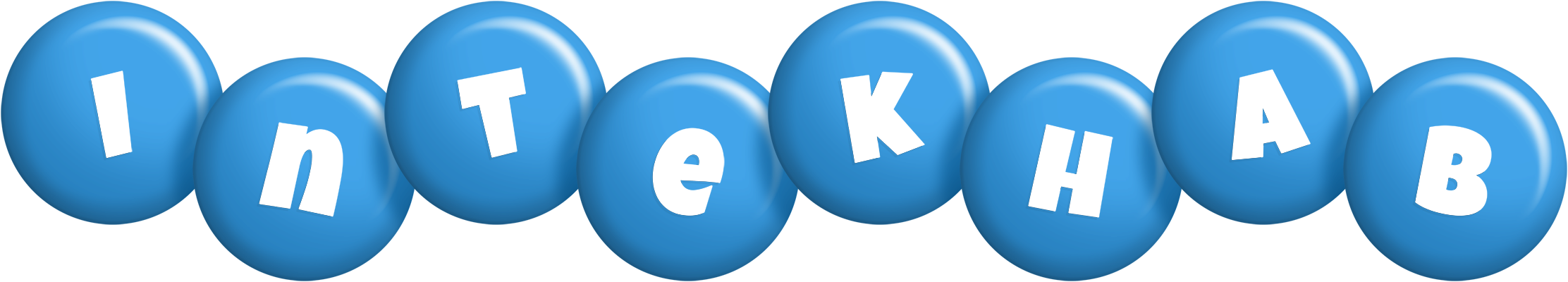 Intekhab candy-blue logo