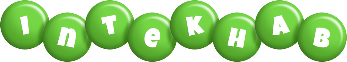 Intekhab candy-green logo