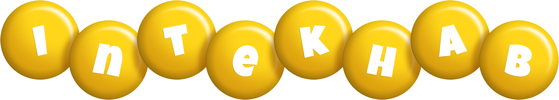 Intekhab candy-yellow logo