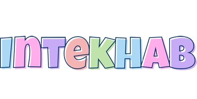 Intekhab pastel logo