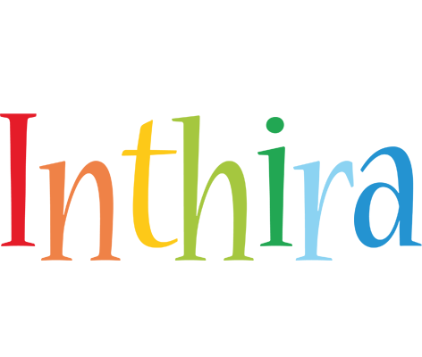 Inthira birthday logo