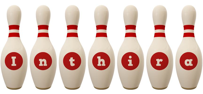 Inthira bowling-pin logo