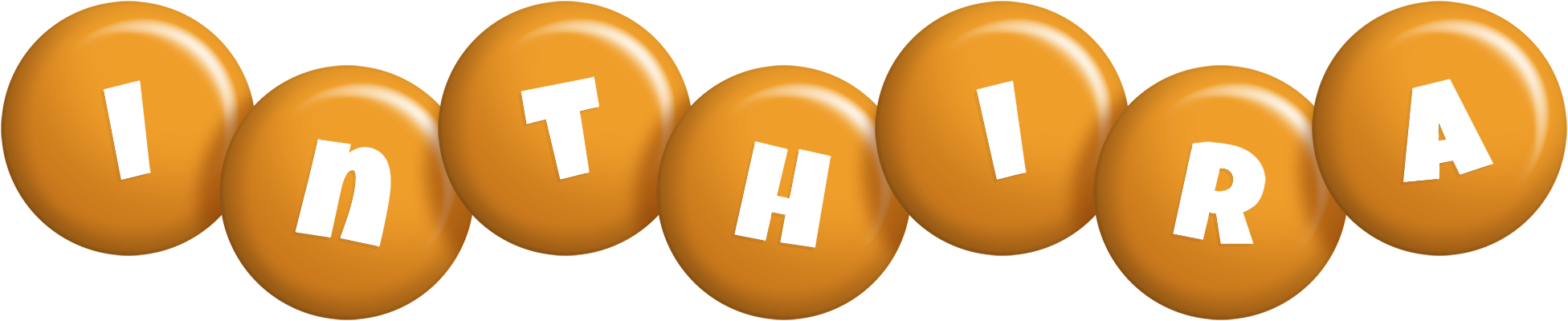 Inthira candy-orange logo