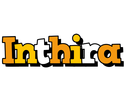 Inthira cartoon logo